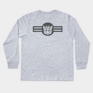 Decepticon Blackout (Roundel) Kids Long Sleeve T-Shirt